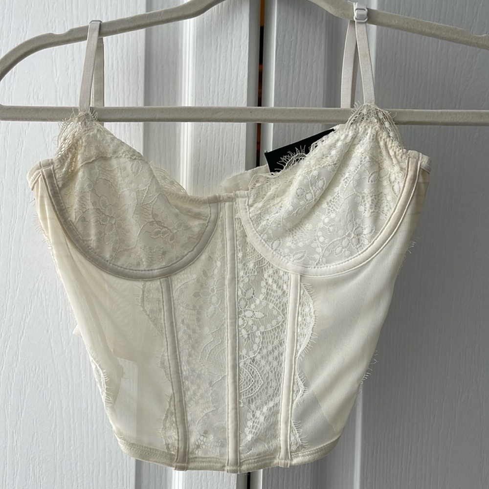 WHITE FOX corset top